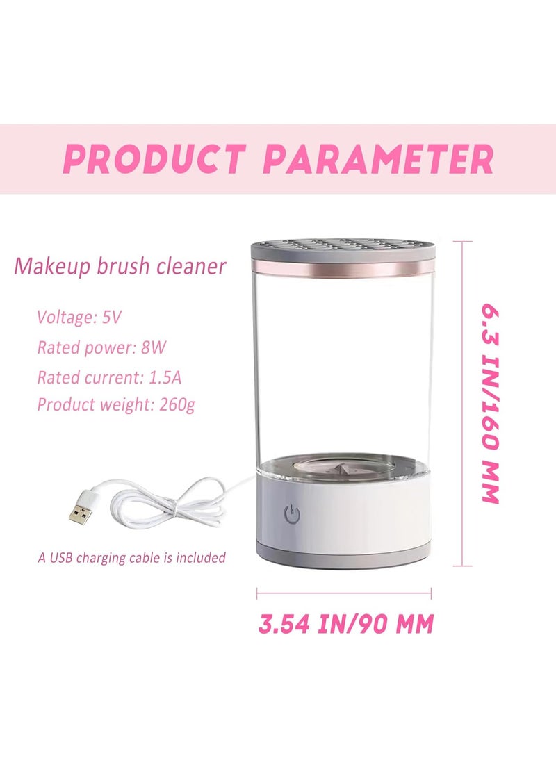Trendigo Electric Makeup Brush Cleaner Machine – Automatic Spinning Cosmetic Brush Cleaner, Universal Fit for All Makeup Brush Sizes - Image 5